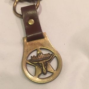 Marlboro Solid Brass Keychain